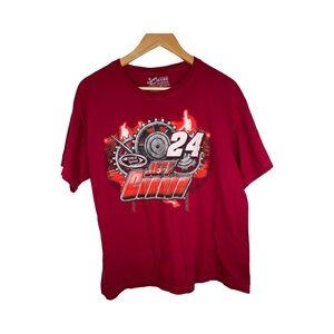 Jeff Gordon#24 tour short sleeve men’s  Graphic T-Shirt large